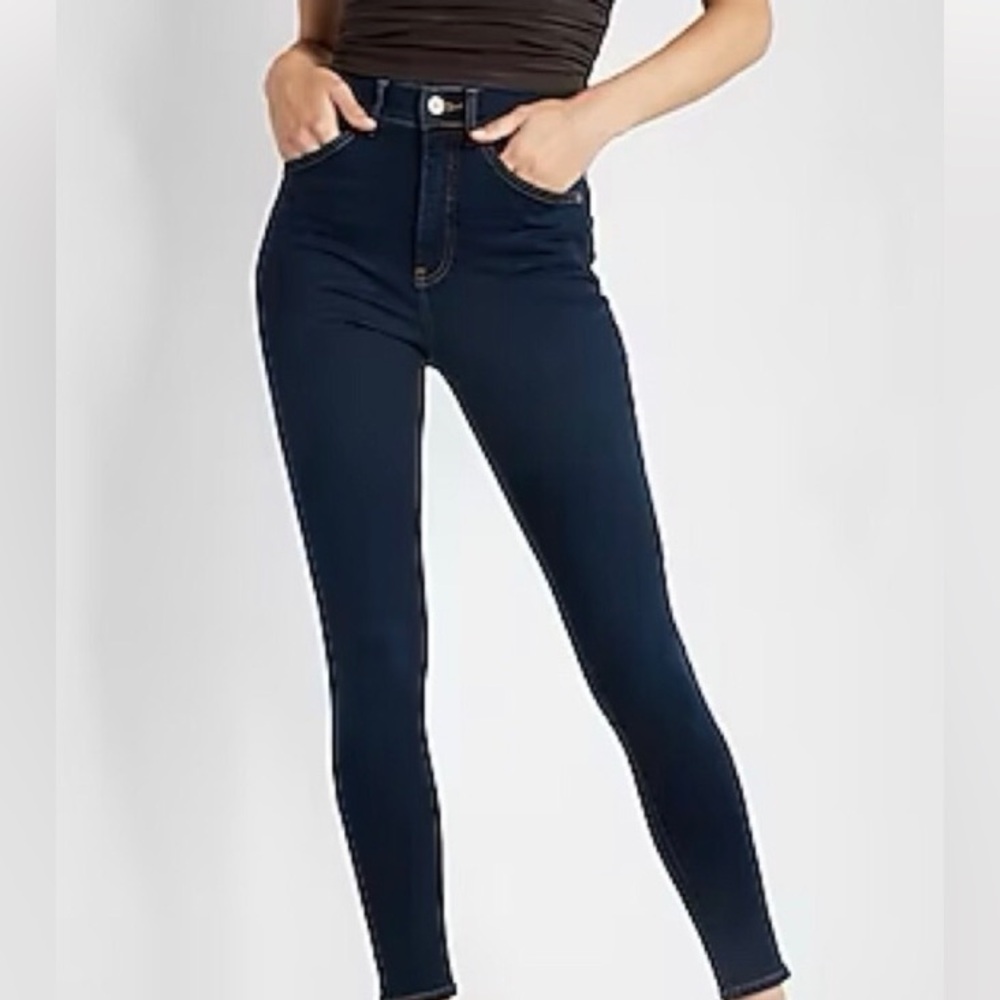 Express High‎ Rise Ankle Denim Perfect Lift Ankle Denim